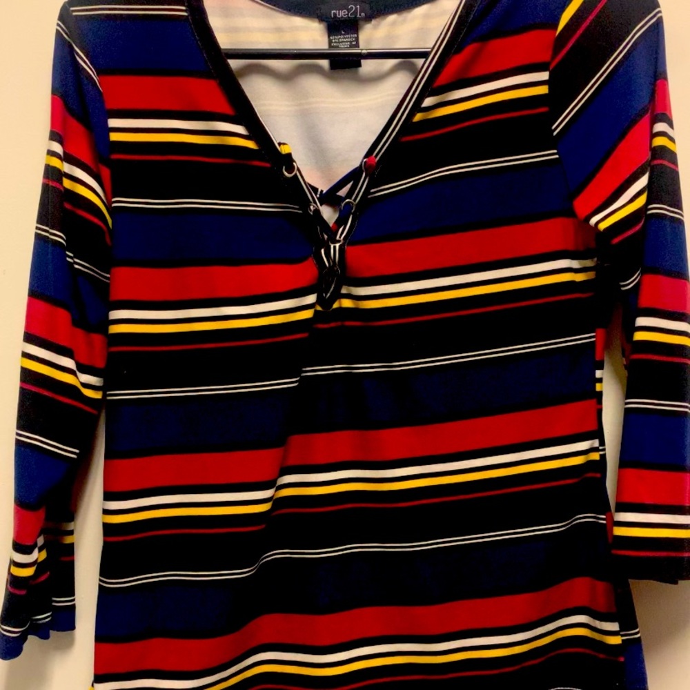 Junior Rue 21 Stripped Tee
